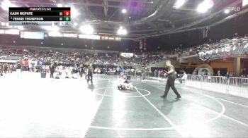 150 lbs Semifinal - Cash McFate, Bishop Gorman vs Tensei Thompson, Bishop Kelly