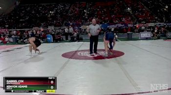 2A 182 lbs Quarterfinal - Gabriel Cox, New Plymouth vs Kenyon Adams, Declo