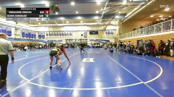 130 lbs Champ. Round 1 - Geraldine Ubechu, Mt Diablo vs Olivia Gonzalez, Alameda