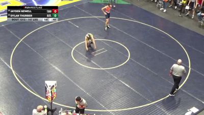 147 lbs Consi Of 32 #2 - Jayden Newell, Tunhannock vs Dylan Thurber, Butler
