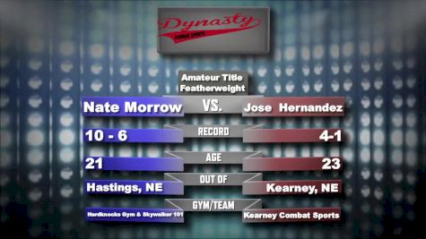 Jose Hernandez vs Nate Morrow - Dynasty Combat Sports New Years Knockouts Replay