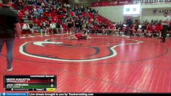 113 lbs Quarterfinals (8 Team) - Jack Lombardo, Glynn Academy vs Heath Augustyn, Woodward Academy