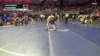 2A-215 lbs Champ. Round 2 - Jaxon Anderson, Mount Vernon vs Tayten Rummel, Algona