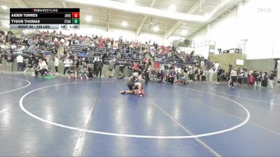 126 lbs Champ. Rd Of 64 - Aiden Torres, Jordan vs Tyson Thomas, Stansbury