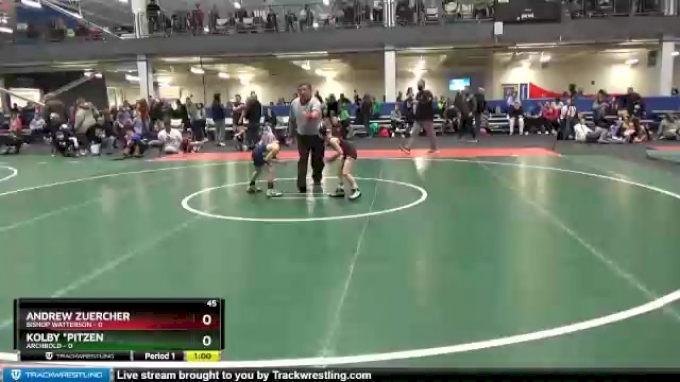 45 lbs Round 5 (6 Team) - Kolby *Pitzen, Archbold vs Andrew Zuercher ...