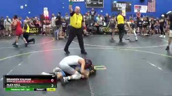 67 lbs Round 3 (6 Team) - Branden Kalman, American Gladiators-Blue vs Alex Hall, Untouchables Purple