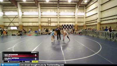 125 lbs Round 2 (6 Team) - Lily McMahon, Montana vs Kalina Hotema, Hawaii 2
