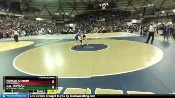 Champ. Round 2 - Nevaeh Arthun, Bethel (Girls) vs Kali Watson, Goldendale (Girls)