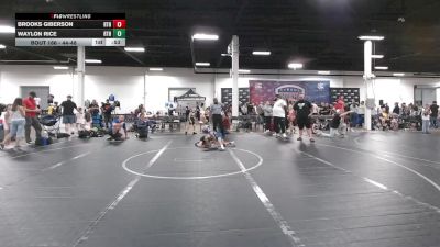 44-48 lbs 1st Place Match - Brooks Giberson, All I See Is Gold vs Waylon Rice, Cowrock Wrestling Club