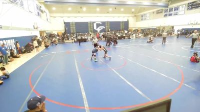 70 lbs Cons. Semi - Jaxton Encinas, Dog Pound Wrestling vs Derek Cruz, Legacy Wrestling Center