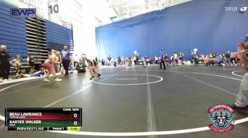 110 lbs Cons. Semi - Karter Walker, Nixa vs Beau Lawrance, Trailblazer