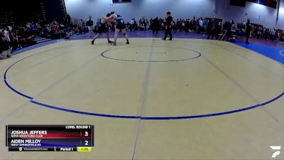 175 lbs Cons. Round 1 - Aiden Milloy, West Springfield HS vs Joshua Jeffers, NOVA Wrestling Club