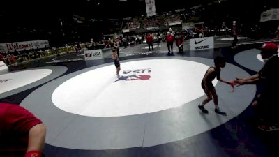 63 lbs Cons. Rd Of 16 - Cade Manosar, Marvel Wrestling Academy vs Cristian Navarro, Spring Hills Wrestling