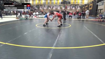 190 lbs Champ. Round 2 - Grant Touney, Maroon Mat Club vs Caysen Curran, Iowa