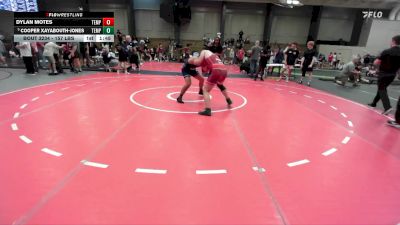 157 lbs Consolation - Dylan Motes, Temple High School Wrestling vs Cooper Xayabouth-Jones, Temple High School Wrestling