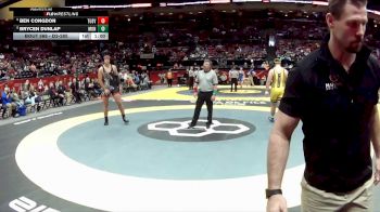 D3-285 lbs 5th Place Match - Brycen Dunlap, Monroeville vs Ben Congdon, Tuscar. Valley