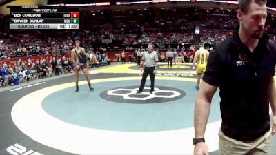 D3-285 lbs 5th Place Match - Brycen Dunlap, Monroeville vs Ben Congdon, Tuscar. Valley