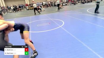 157 lbs Round Of 16 - Henry Baalman, Livermore Elite WC vs Raul Martinez, Evergreen Valley WC