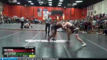 220 lbs Cons. Round 1 - John Mckeon, Chicago (MT. CARMEL) vs Leo Tovar, Plainfield (NORTH)