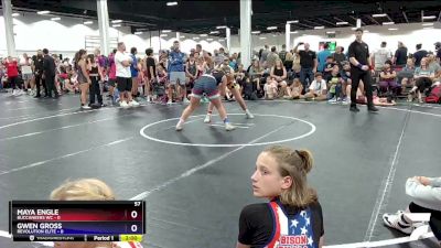 57 lbs Round 4 (6 Team) - Maya Engle, Buccaneers WC vs Gwen Gross, Revolution Elite