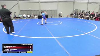 126 lbs Placement Matches (8 Team) - Ty Henderson, Indiana vs Logan Schwanz, Minnesota Red