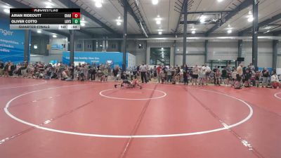 74 lbs Quarterfinal - Arian Rideoutt, Charles Town vs Oliver Cotto, Loysville