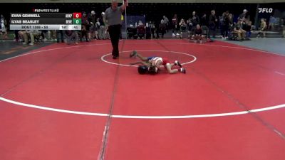 50 lbs Consi-qtrs - Evan Gemmell, Arkport vs Ilyas Beasley, Beverly