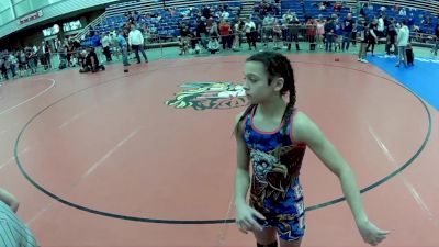 14U Girls - 90 lbs Cons. Round 1 - Brooke Dixon, Mayo Quanchi Wrestling vs Arianna Storey, Elite Athletic Club