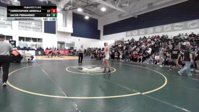 132 lbs Quarterfinal - Jacob Fernandez, Bonita vs Christopher Arreola, Esperanza