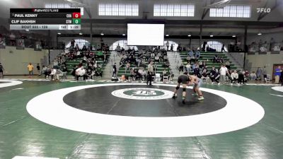 126 lbs Semifinal - Paul Kenny, Christian Brothers Academy vs Clif Bakhsh, St. Mark`s