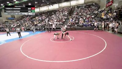 3A 138 lbs Cons. Round 2 - Pierce O`rarden, Grantsville vs Kabryn Whiting, Union