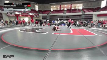 130 lbs Semifinal - Teyanna Fields, Lawton vs Dru Turner, Hinton Girls High School