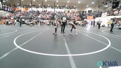 64 lbs Consi Of 4 - Byntlee Coffey, Wagoner Takedown Club vs Tristan Wilson (Monk), Fort Gibson Youth Wrestling