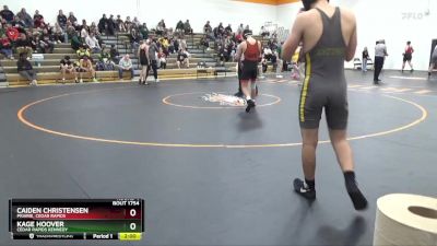 157-165 A Round 4 - Kage Hoover, Cedar Rapids Kennedy vs Caiden Christensen, Prairie, Cedar Rapids