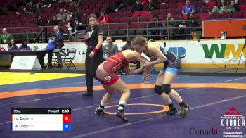 55kg 1st Place Match - Julia Daus, Edmonton WC vs Madisyn Grof, BMWC