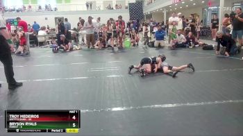 52 lbs Semifinal - Bryson Ryals, Forest vs Troy Medeiros, Smittys Barn