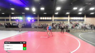 155 lbs Quarterfinal - Jaslynn Aken, Squad vs Chandni Banks, Silverback WC