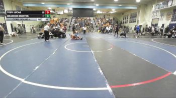 157 lbs Cons. Round 4 - Brandon Montes, El Toro vs Toby Lucas, Huntington Beach