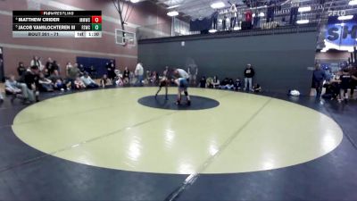 71 lbs Quarterfinal - Jacob VanSlochteren Iii, Fighting Squirrels Wrestling Club vs Matthew Crider, Mountain Man Wrestling Club