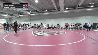 70 lbs Cons. Round 4 - Logan Milsaps, Boneyard Wrestling Academy vs Michael Ortega, Portage Wrestling Club