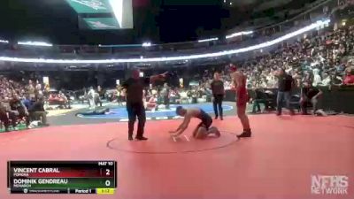 150-5A Quarterfinal - Vincent Cabral, Pomona vs Dominik Gendreau, Monarch