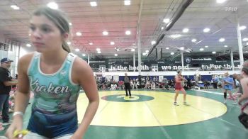 118 lbs Rr Rnd 1 - Gianna Montegari, Kraken Black - Girls vs Bryn Evans, Central Pennies