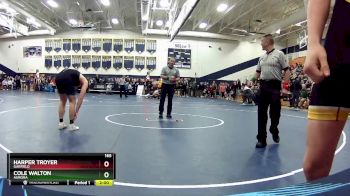 165 lbs Champ. Round 2 - Cole Walton, Aurora vs Harper Troyer, Garfield