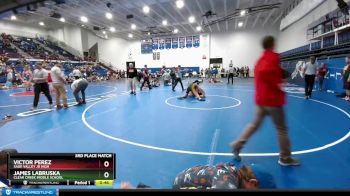 171 lbs 3rd Place Match - James Labruska, Clear Creek Middle School vs Victor Perez, Sage Valley Jr High