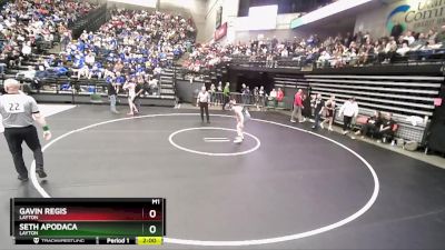 150 lbs Quarterfinal - Gavin Regis, Layton vs Seth Apodaca, Layton