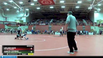 70 lbs Semifinal - Jayland Davis, The Fort Hammers vs Haedyn Cochran, Contenders Wrestling Academy