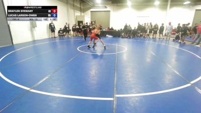 88 lbs Braylen Stewart, Ohio vs Lucas Larson-Owen, Washington