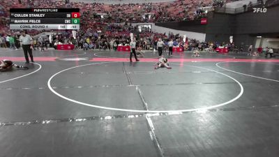 69 lbs Cons. Round 4 - Mavrik Felce, Cadott Wrestling Club vs Cullen Stanley, Smooth Moves