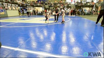 52 lbs Round Of 16 - Luke Blundell, Kingfisher YellowJackets vs Knox Kincaid, Cowboy Wrestling Club