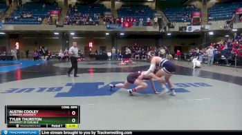 197 lbs Cons. Semi - Tyler Thurston, University Of Dubuque vs Austin Cooley, Schreiner University